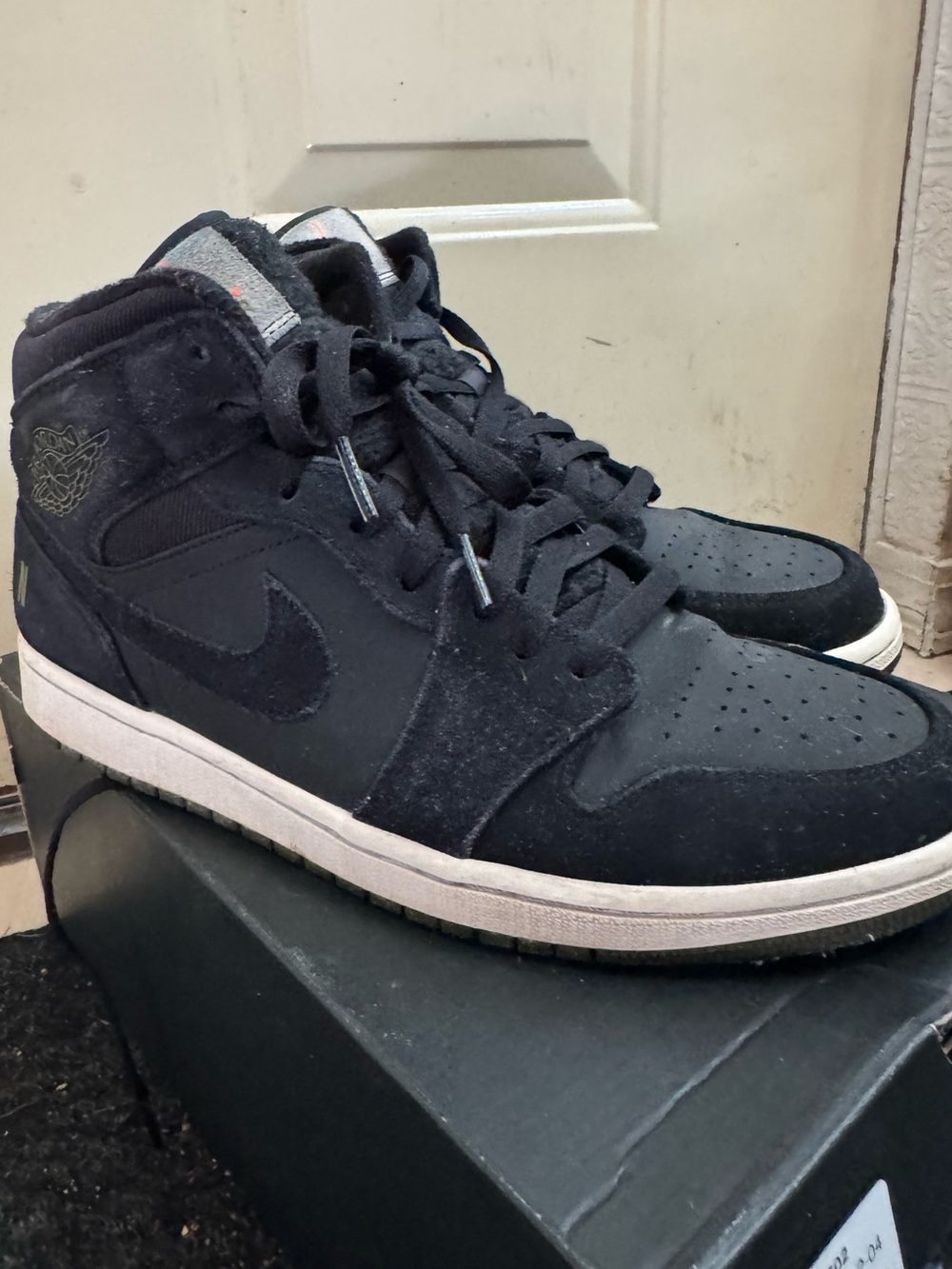 Jordan 1 Black High-Top Sneakers